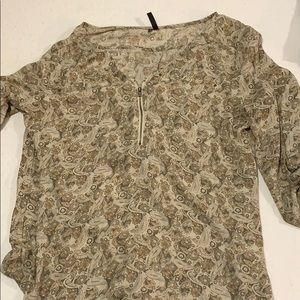 Maurice’s 3 quarter tunic with zippered front